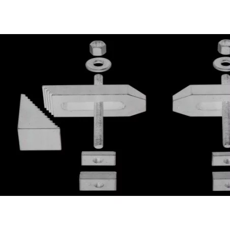 Stufen-Spannspratzen Stahl (2 Stück) passend zu KT150-PD230/E-FF230/