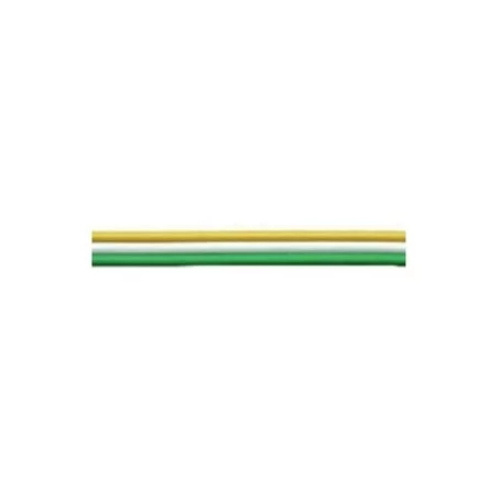 Câble méplat souple à 3 fils de 0,14 mm² jaune-blanc-vert