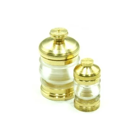 Lanternes 6mm 380° Couleur : transparent. 2 pièces