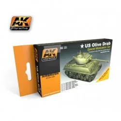 AK131 Olive Drab Color Set...