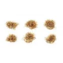 4mm Touffes d'herbes auto-adhésives sol sablonneux (100)