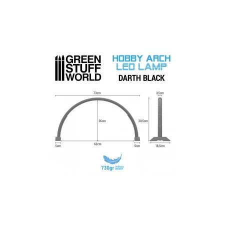 LAMPE LED HOBBY ARCH - DARTH BLACK