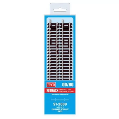 Rail droit double, 335mm, Code 100
