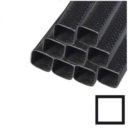 Tube de carbone carré 6x0,5mm