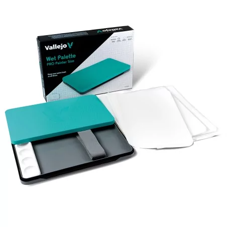 B90001 – PALETTE UMIDA, Formato Pro Painter: Sable, Sable clair, Boue