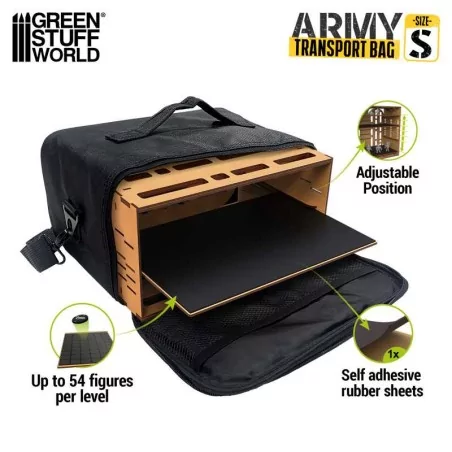 Mallette / sac / valise de transport pour les miniatures - S
