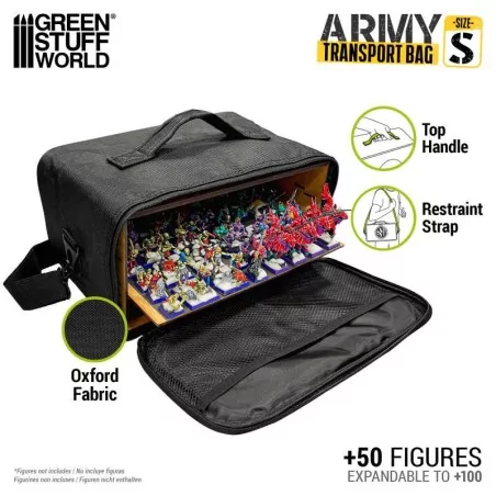 Mallette / sac / valise de transport pour les miniatures - S
