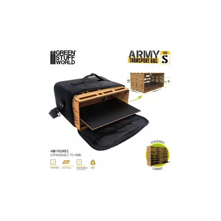 Mallette / sac / valise de transport pour les miniatures - S