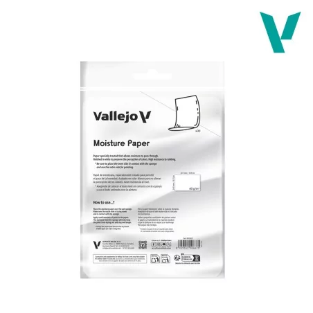 papier de recharge pour palette humide vallejo