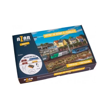 Coffret de départ "bleue" - échelle Z / BB67400 SNCF BLEUE