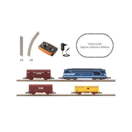 Coffret de départ "bleue" - échelle Z / BB67400 SNCF BLEUE
