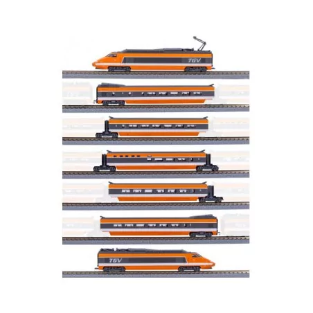 TGV Sud-Est - orange - analogique