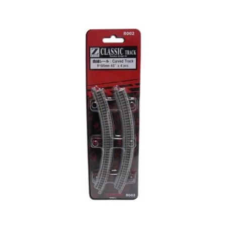 Z/ Rail courbé R195-45°