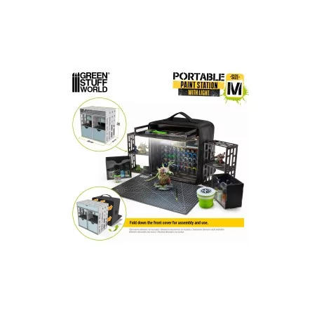 borsa - valigia - valigetta - postazione di verniciatura portatile