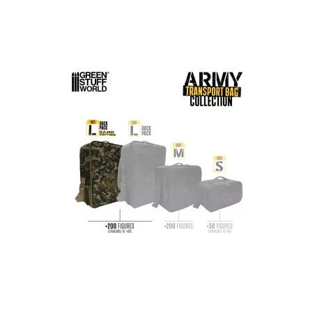 Zaino da trasporto Miniatures L Camouflage Edition