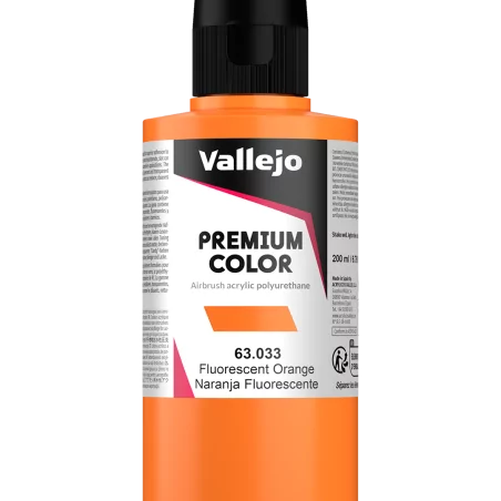 63033 – Premium Fluorescent – Orange Fluo – Orange Fluo 200ml