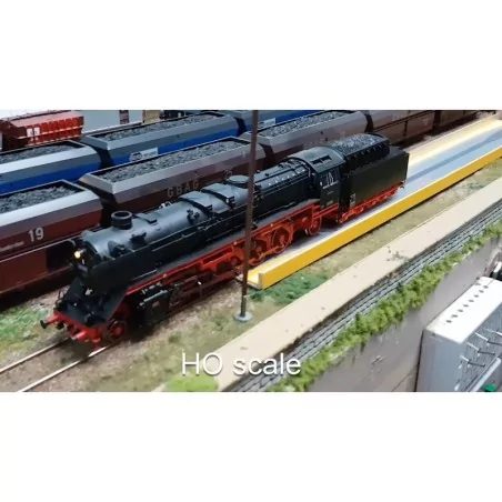 copy of Rail maillechort, traverses imitation bois code 100. Par 12