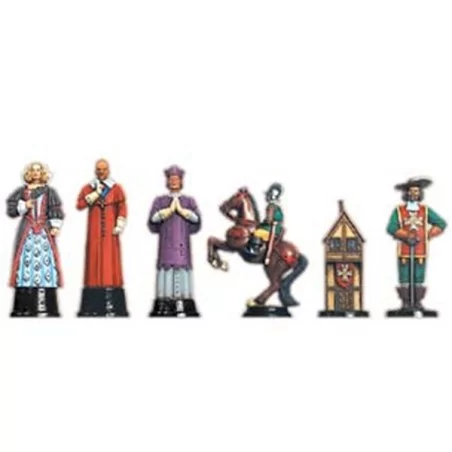 SUPER SET JEUX D'ECHECS - LES 3 MOUSQUETAIRRES 54 mm