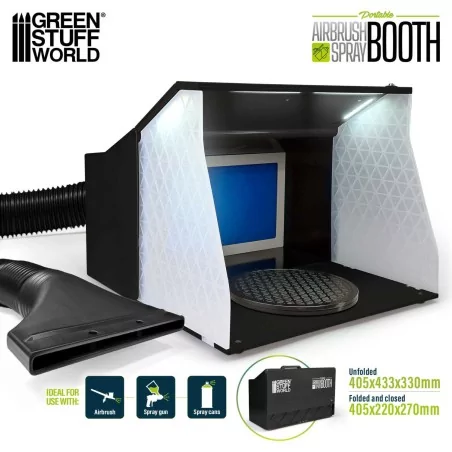 Cabina di verniciatura portatile per aerografo GREEN STUFF WORLD