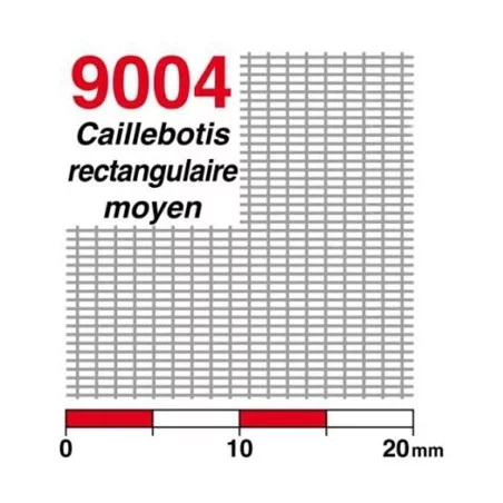 Caillebotis à mailles rectangulaires taille moyenne