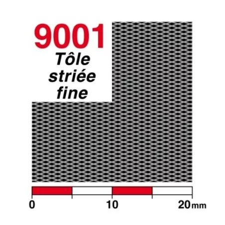 Tôle striée fine