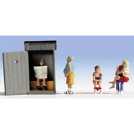 N / Toilettes : 5 figurines + accessoires