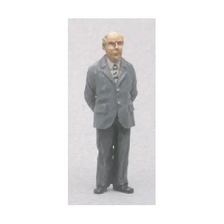 Le prof ou homme en costume (figurine non peinte)