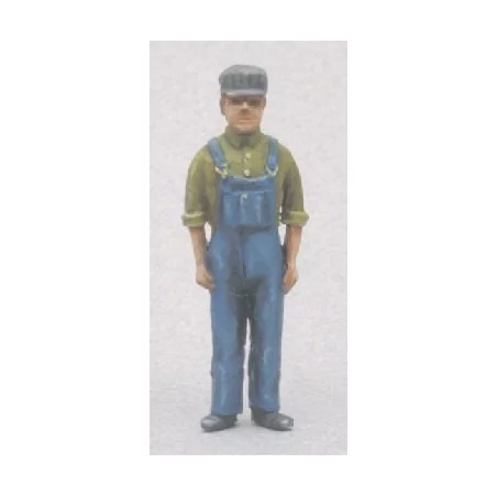 Marcel ouvrier en salopette (figurine non peinte)