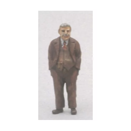 Homme en costume (figurine non peinte)