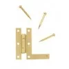 Scharnier Messing 14.5x15 mm pro Stück ohne Nägel