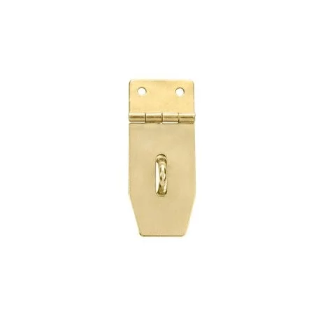 Fermeture laiton 19x50 mm trous de 2,3mm et crochet de 22mm trous de 2,3mm pour clous plats