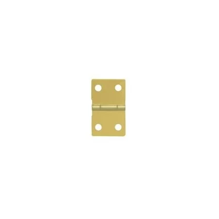 Charnière laiton 13x22mm trous de 2,3mm la paire