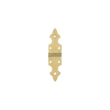 Charnière laiton 14x40 mm trous de 1,9mm la paire