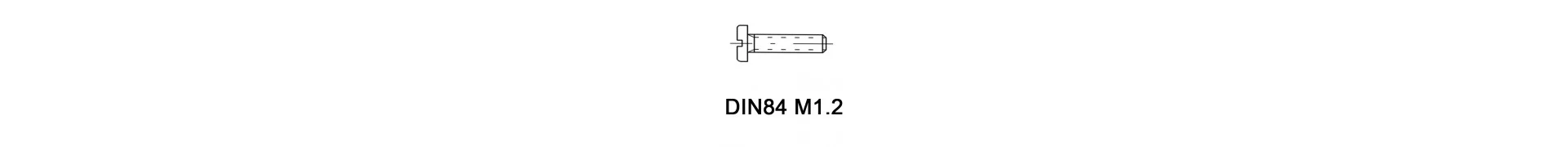 DIN84 M1.2