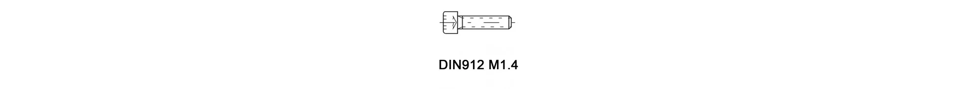 DIN912 M1.4