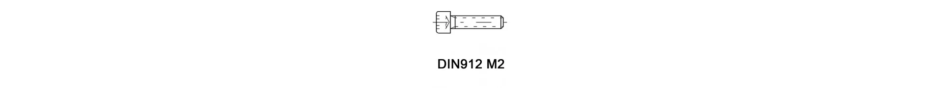 DIN912 M2
