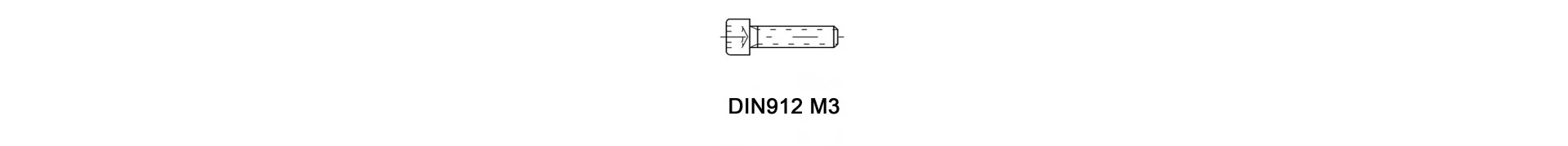 DIN912 M3