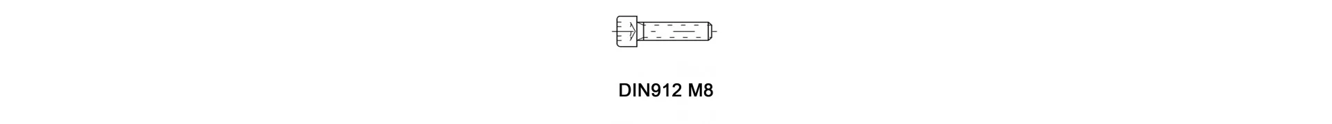 DIN912 M8