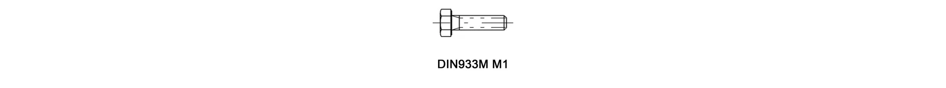 DIN933M M1