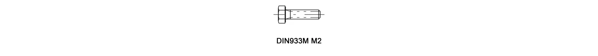 DIN933M M2