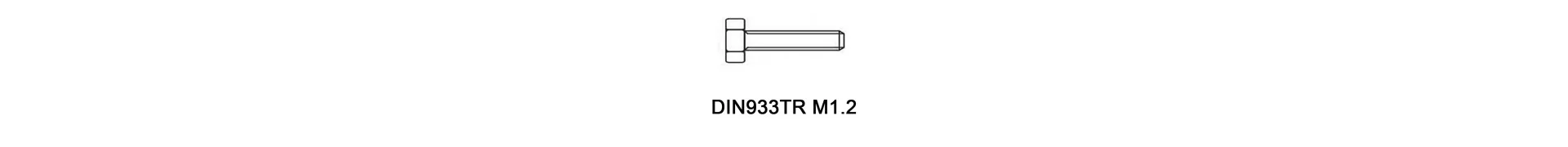 DIN933TR M1.2