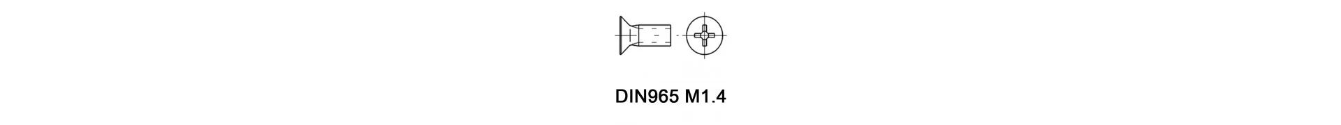 DIN965 M1.4