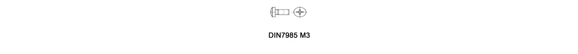 DIN7985 M3