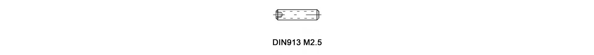DIN913 M2.5