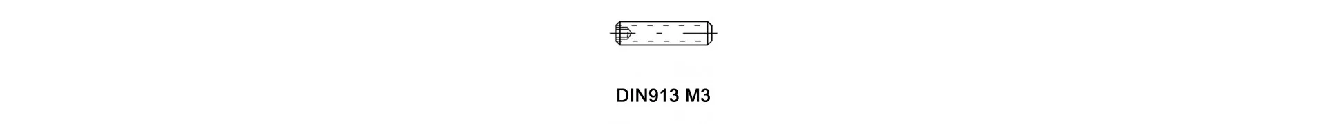 DIN913 M3