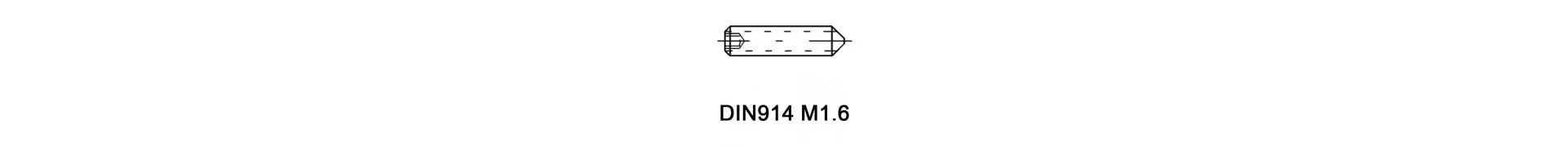 DIN914 M1.6