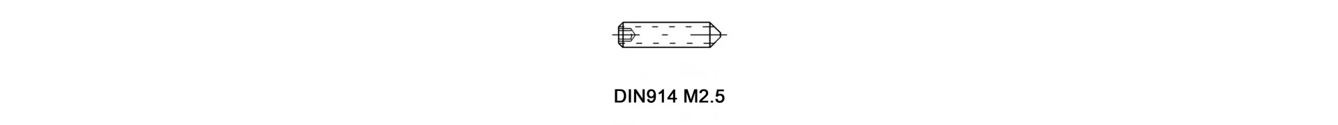 DIN914 M2.5